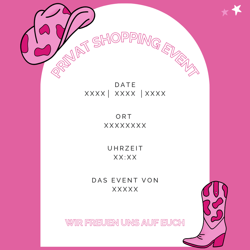 PRIVAT SHOPPING EVENT